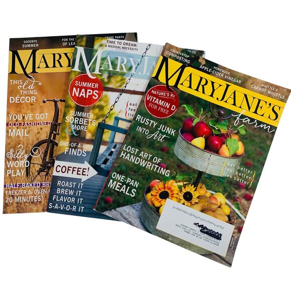 Mary Janes Farm Magazine Lot of 3 June - November 2022 Courage Dream Sunbeams - Picture 1 of 9